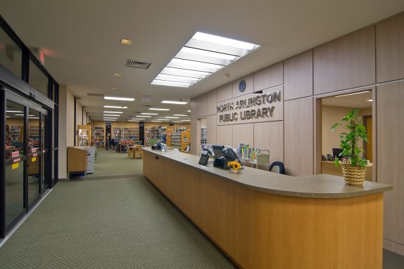 north Arlington public library interior